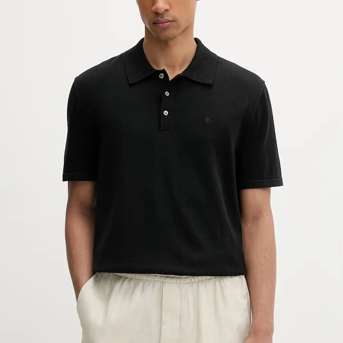 Calvin Klein erkek pamuklu yakalı polo tişört