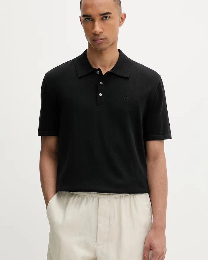 Calvin Klein erkek pamuklu yakalı polo tişört