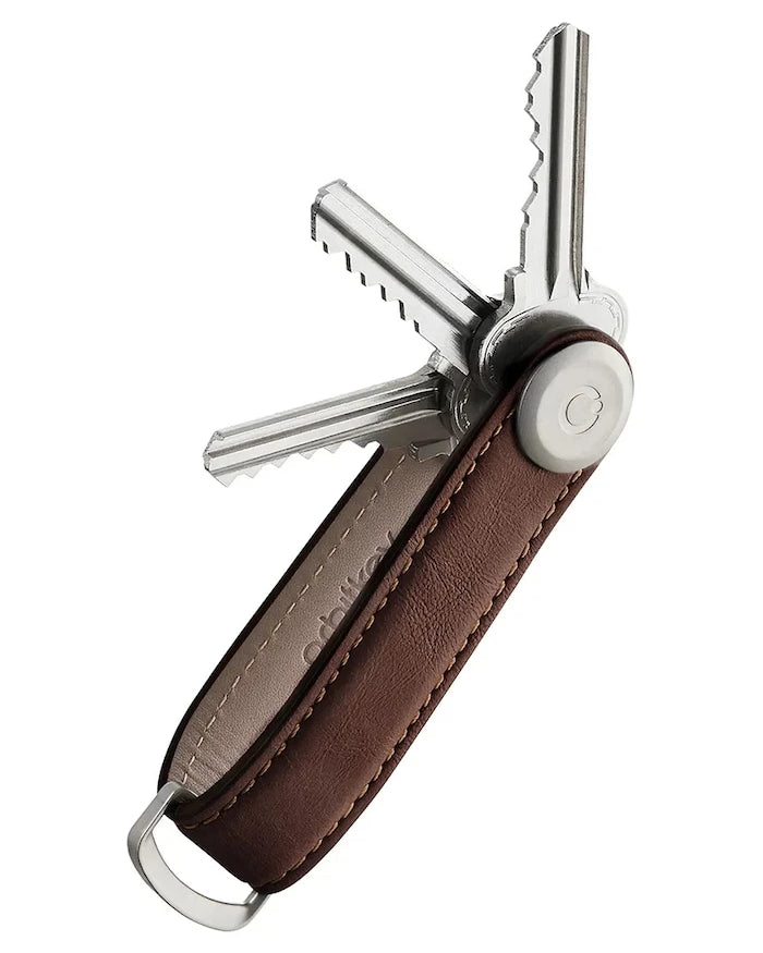 Orbitkey Leather Espresso Anahtarlık 8,5 cm