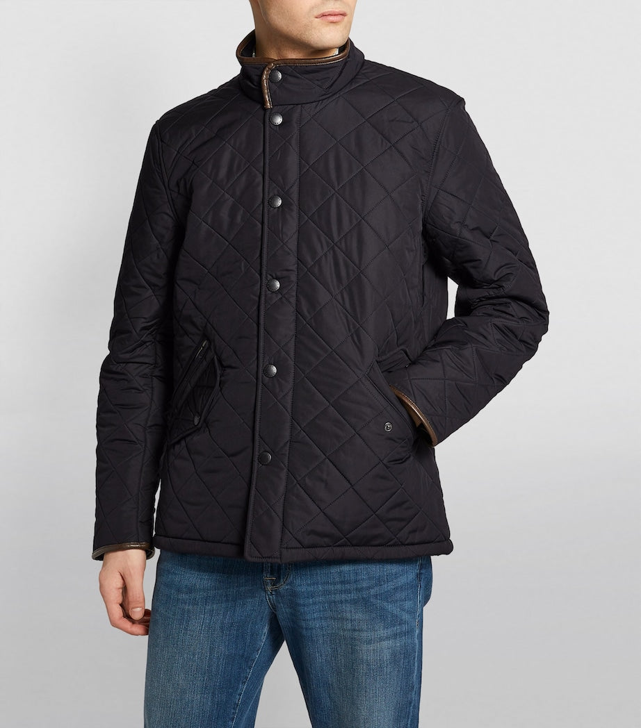 Navy Quilted Powell Jacket
