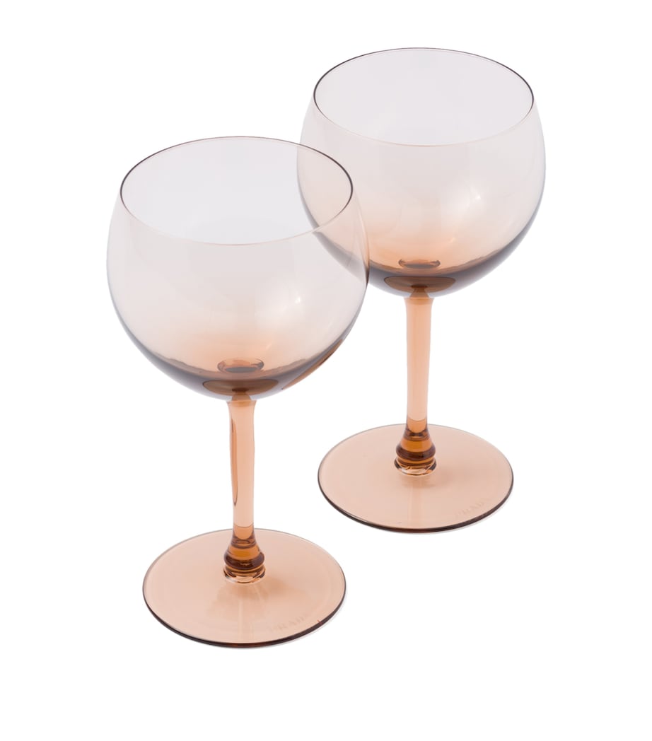 Set of 2 New York Red Wine Glasses