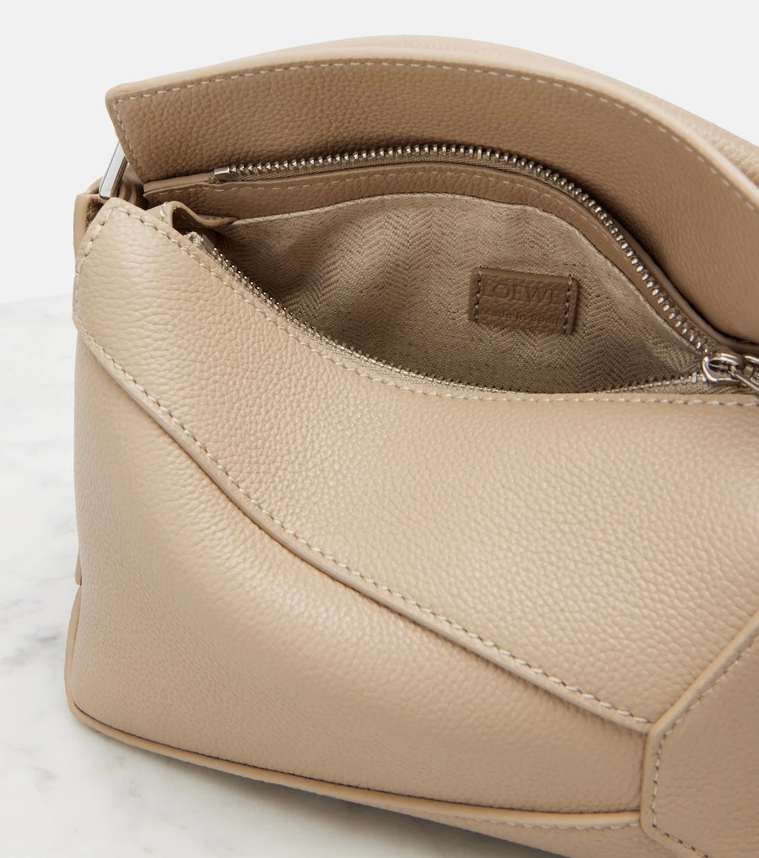 Loewe - Puzzle Edge Mini leather tote bag