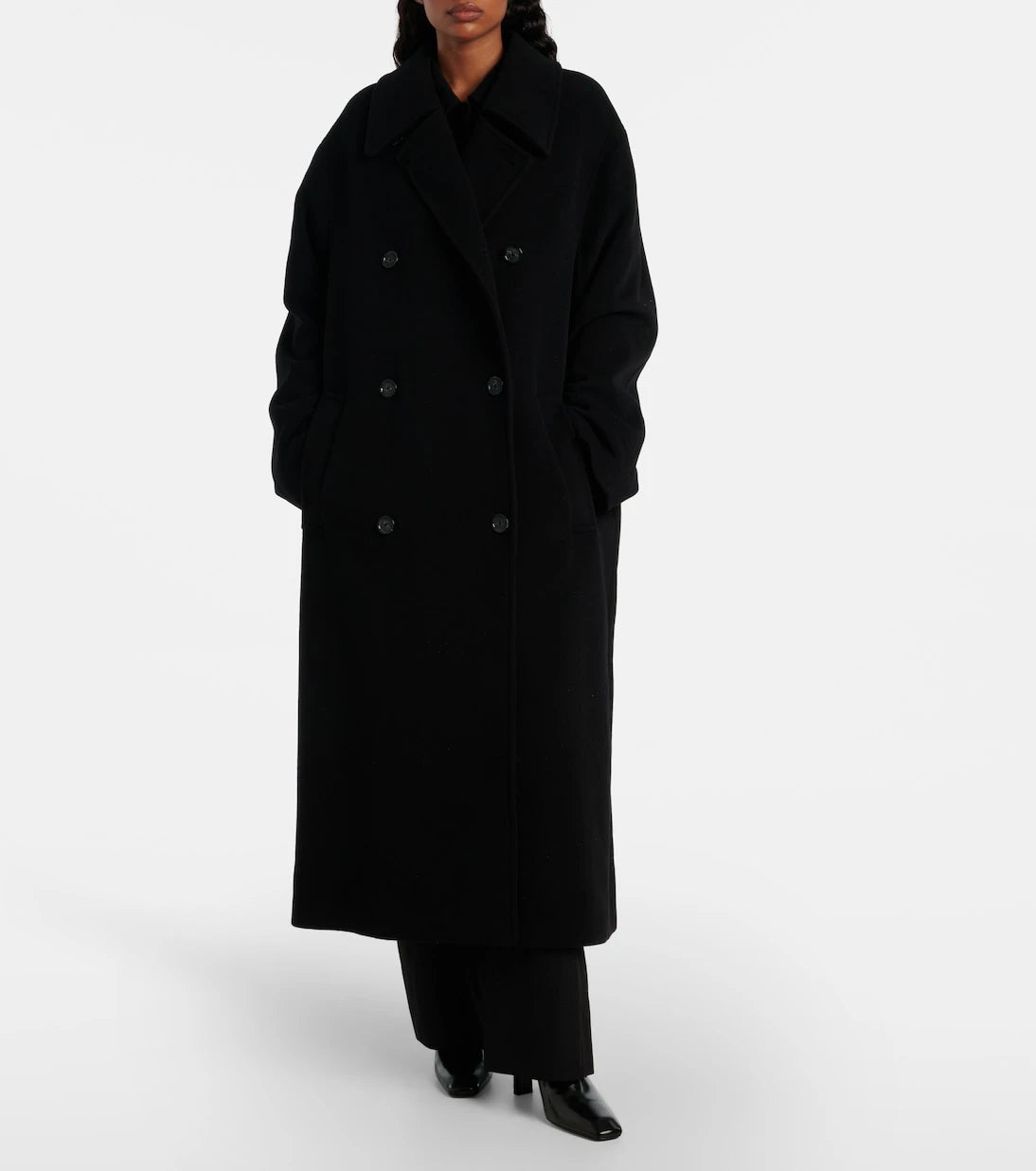 Toteme - Double-breasted wool-blend coat