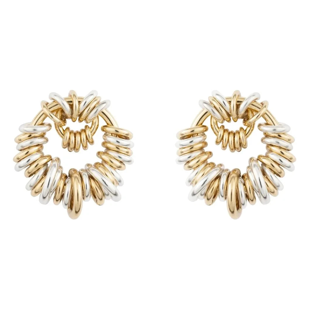 Sigal - Earrings Klik Rings | Gold/Silver
