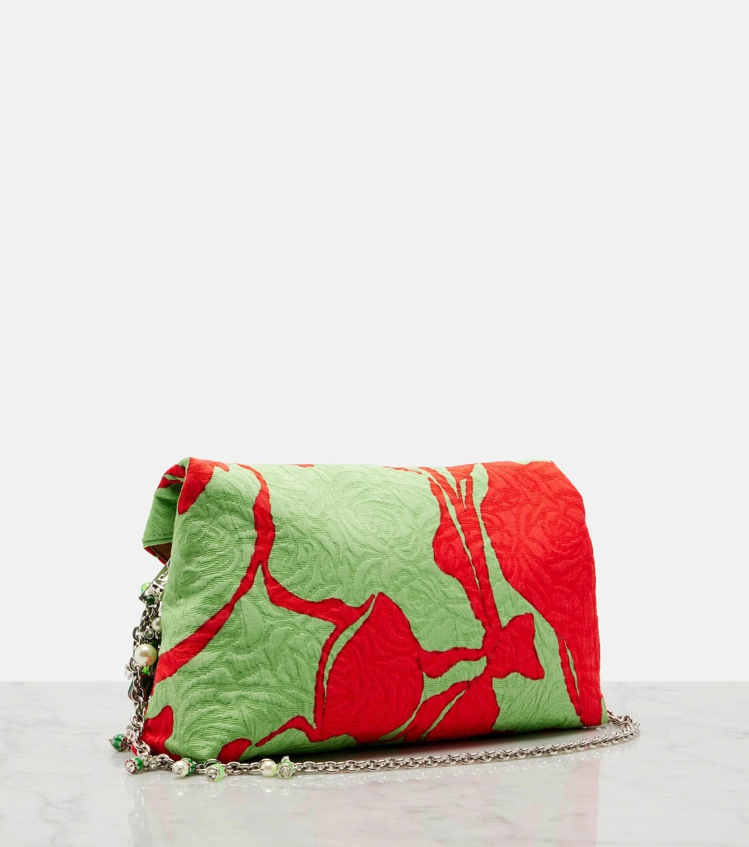 Dries Van Noten - Envelope Small jacquard clutch