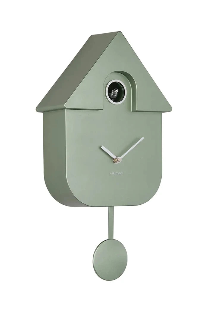 Часовник с кукувичка Karlsson Modern Cuckoo Metallic