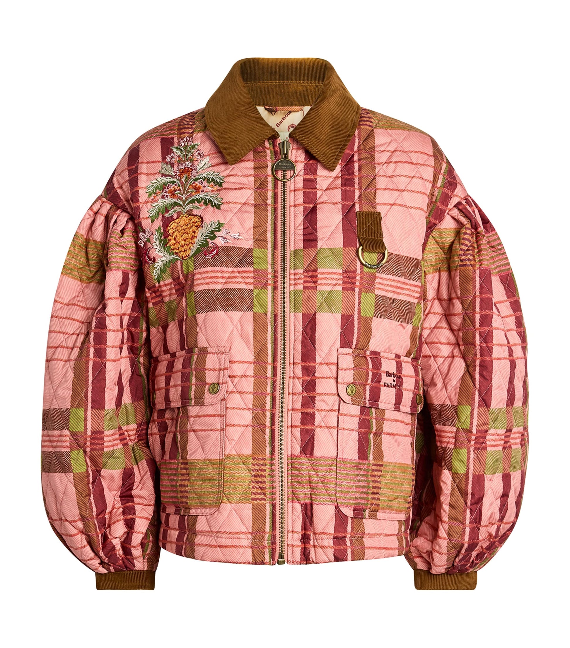 Barbour x FARM Rio Ana-Clara Quilted Jacket