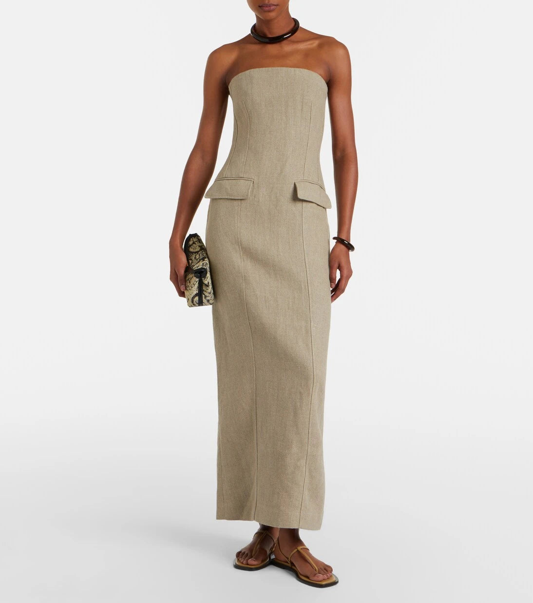 Toteme - Linen maxi dress