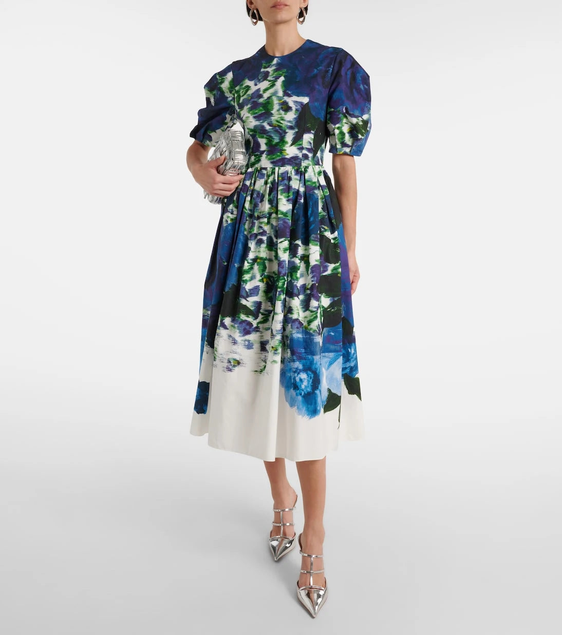 Erdem - Floral cotton midi dress