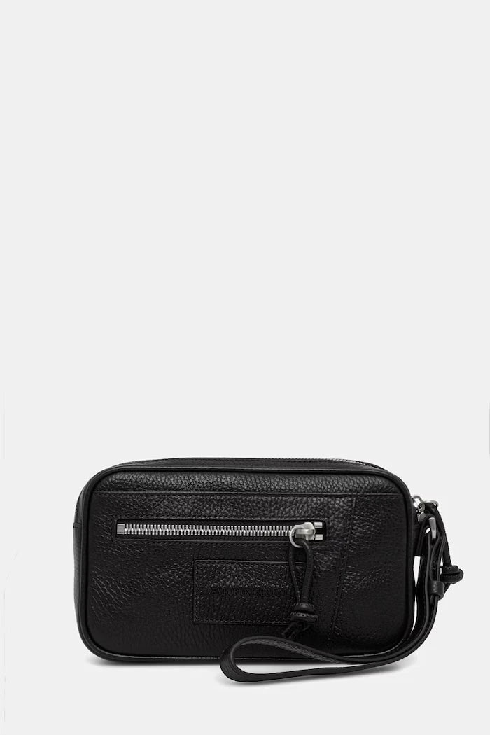 Emporio Armani erkek deri kozmetik çantası