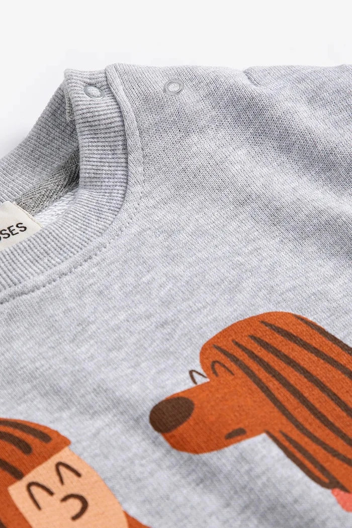 Bobo Choses Friends in a Pickle Bebek Pamuklu Sweatshirt