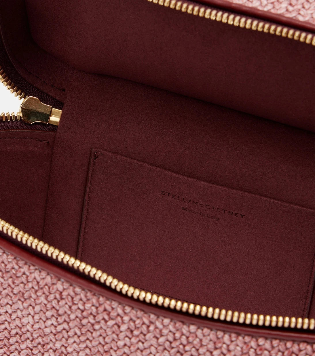 Stella McCartney - Falabella raffia-effect vanity bag