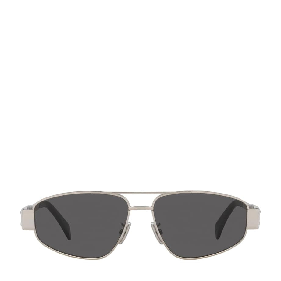 Celine Metal Triomphe Pilot Sunglasses