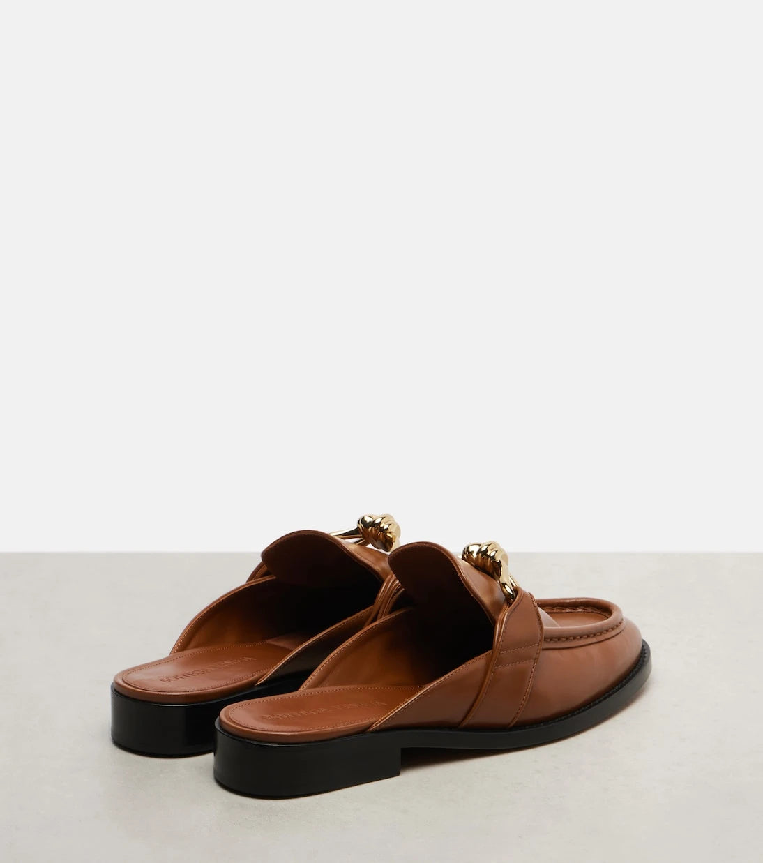 Bottega Veneta - Astaire Knot leather mules