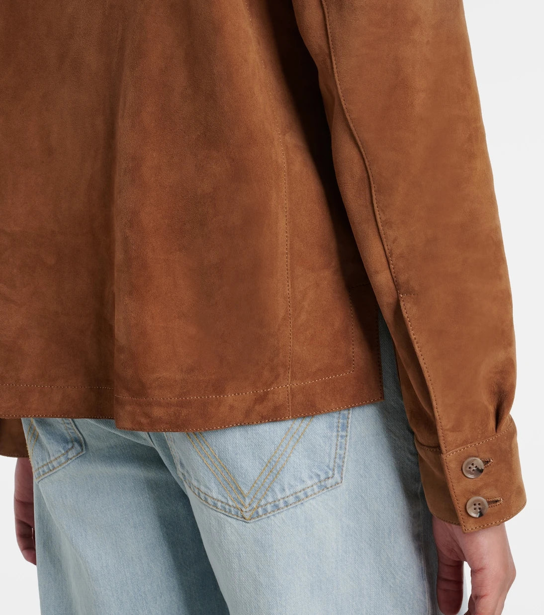 Nour Hammour - Jude suede shirt
