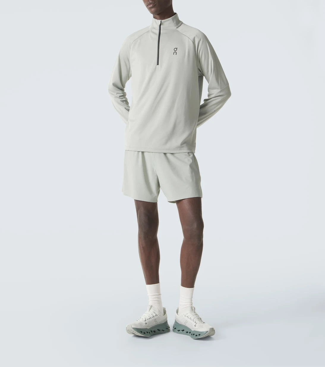 On - Logo half-zip sweatshirt