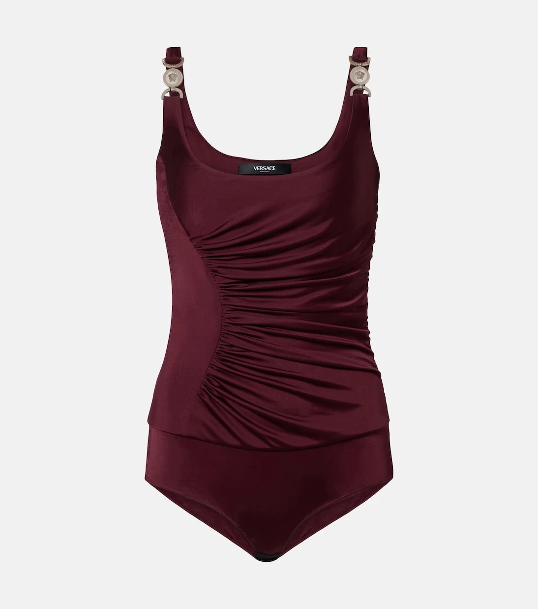 Versace - Medusa ruched jersey bodysuit