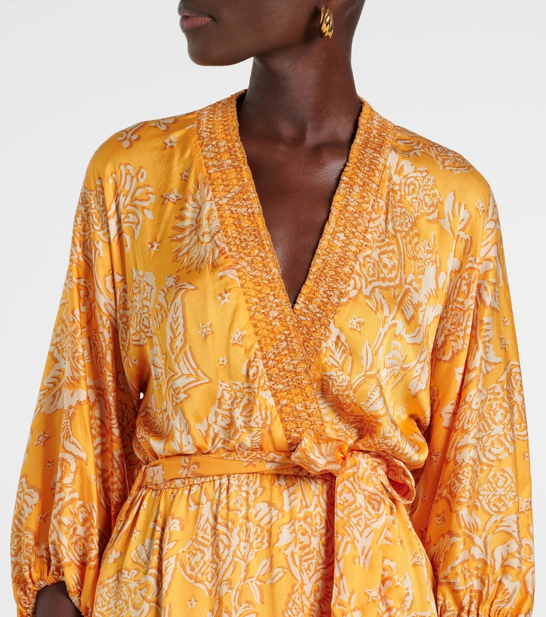Poupette St Barth - Celie printed asymmetric maxi dress