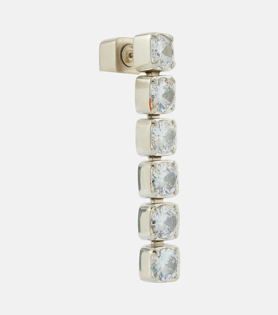 Jil Sander - Crystal-embellished drop earrings