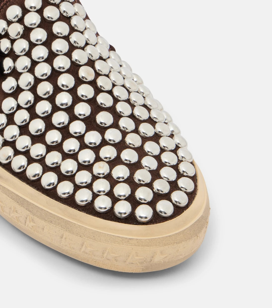 Golden Goose - VCE studded suede slip-on sneakers