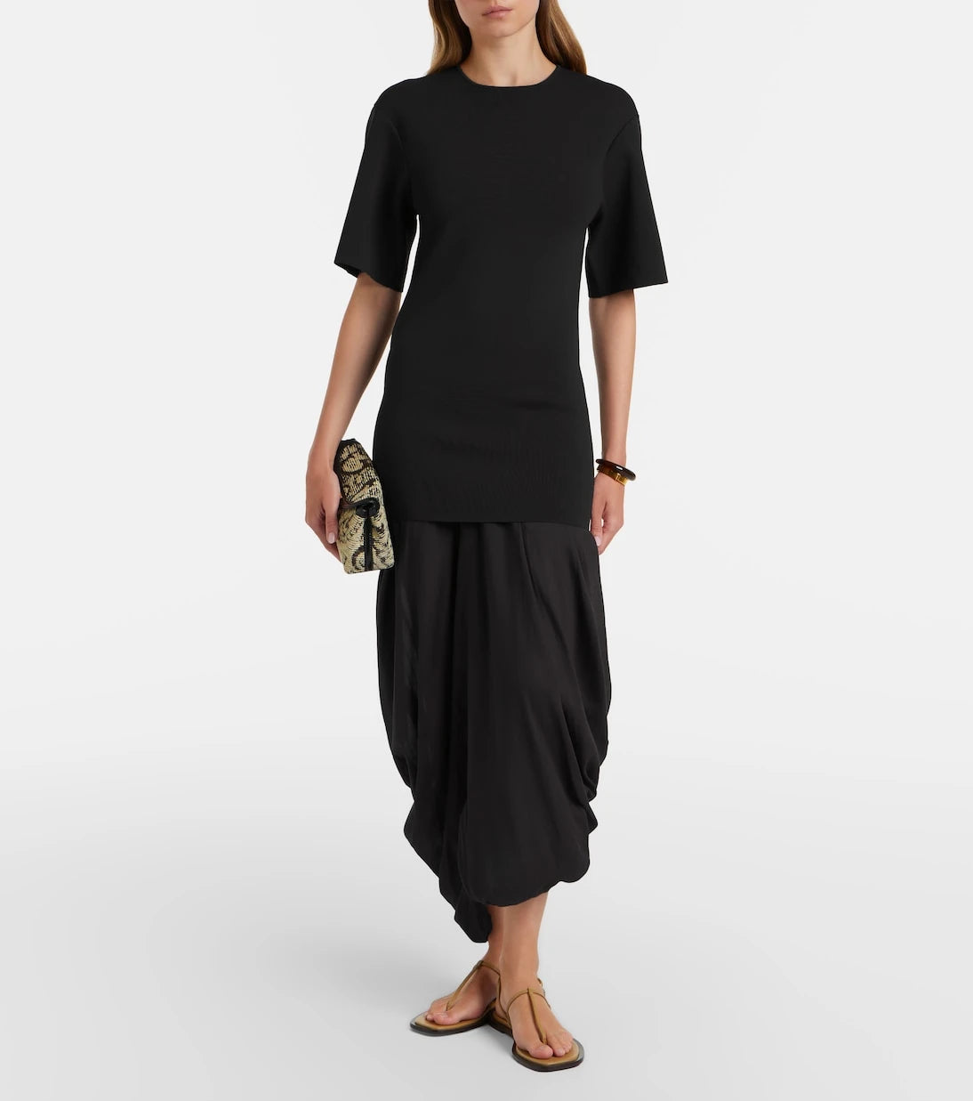 Toteme - Cocoon jersey midi dress
