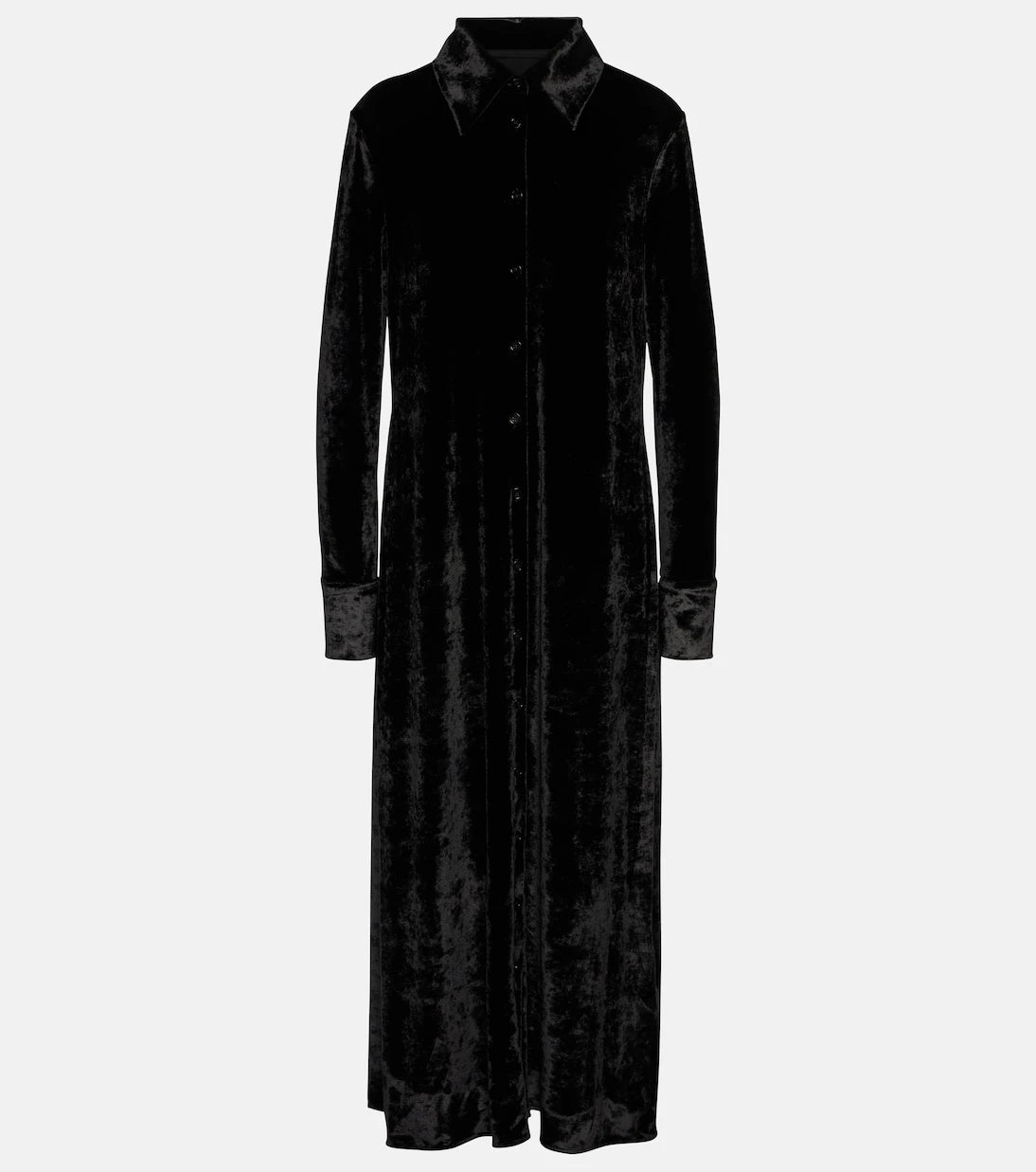 Jil Sander - Velvet shirt dress