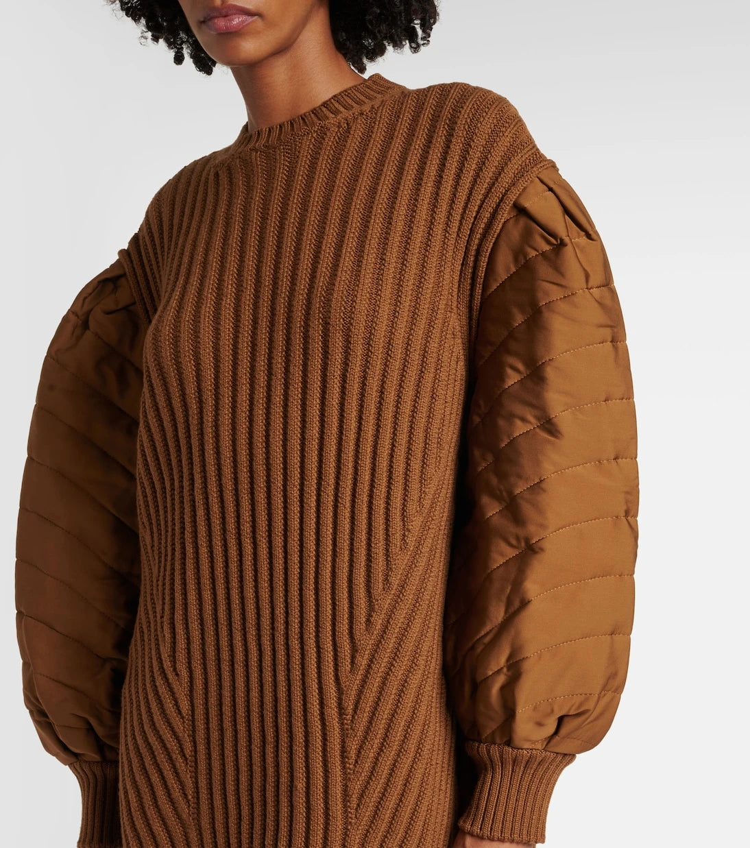 Max Mara - Ottuso ribbed-knit virgin wool minidress