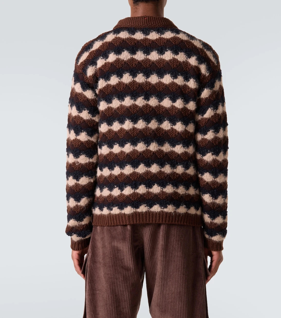Moncler Grenoble - Striped wool and alpaca-blend sweater