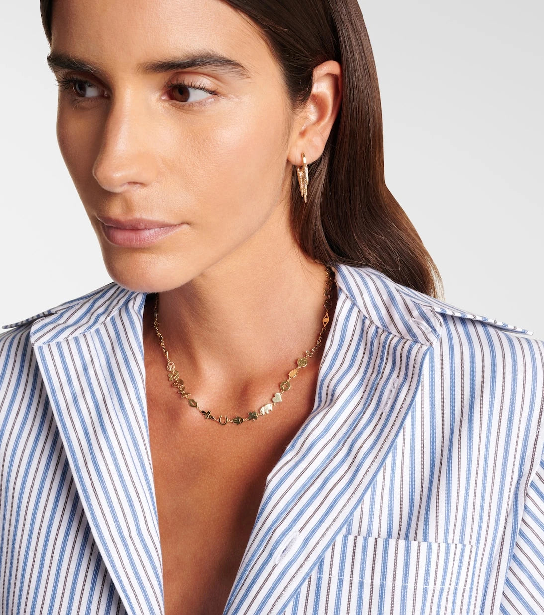 Sydney Evan - Pure Tiny 14kt gold necklace