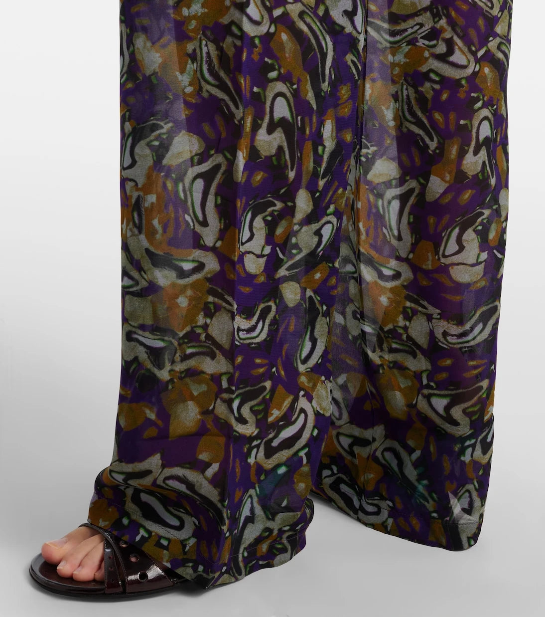 Dries Van Noten - Printed wide-leg pants