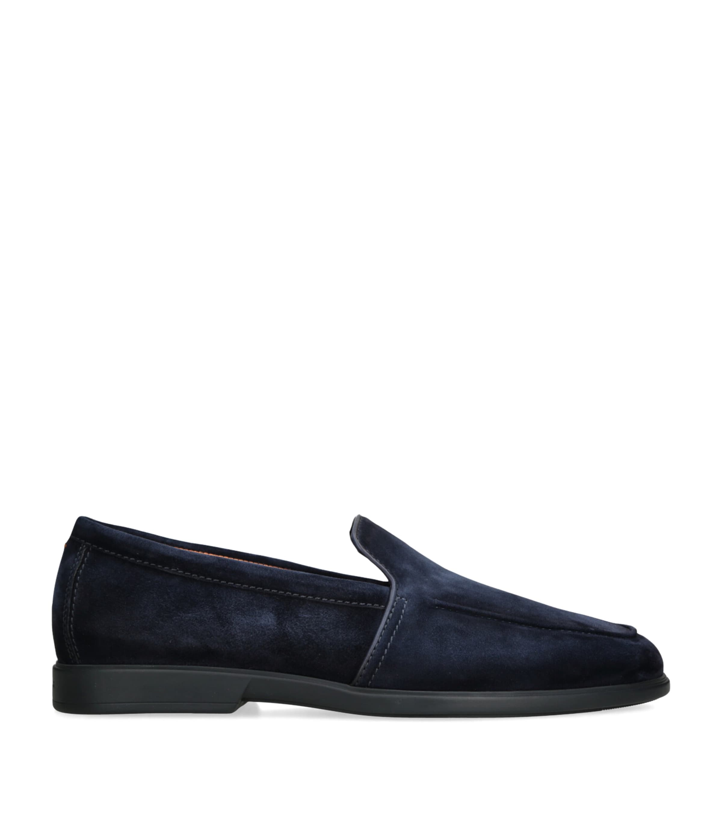 Santoni Suede Malibu Loafers