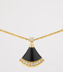Yellow Gold, Diamond and Onyx Divas’ Dream Necklace