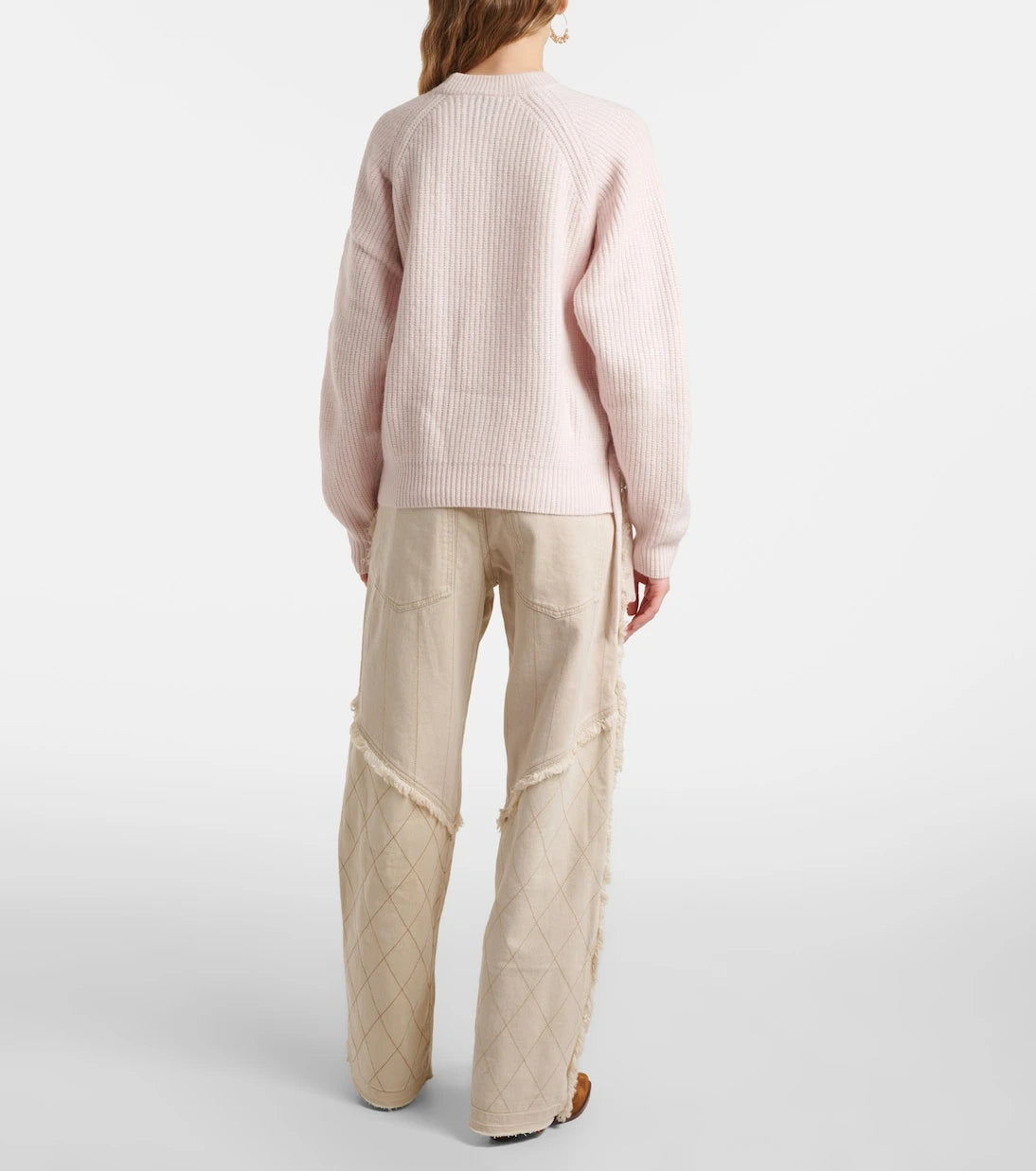 Isabel Marant - سترة Noelia الصوفية المحبوكة بنمط مضلع