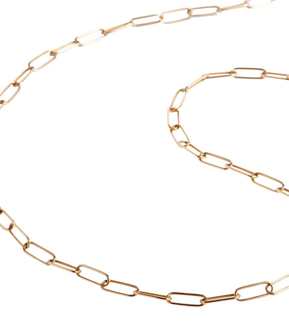Annoushka Mini Yellow Gold Cable Chain Necklace