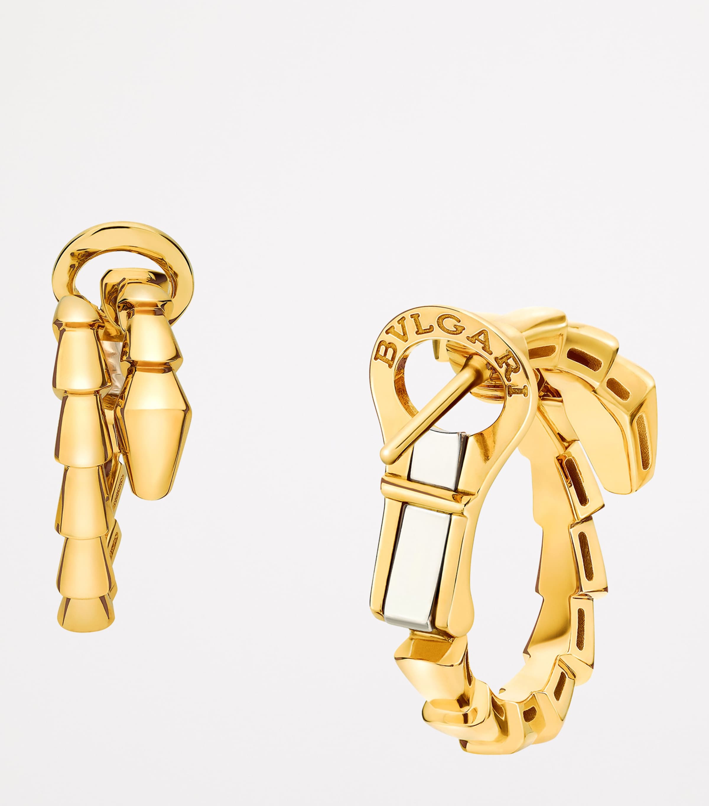 Yellow Gold Serpenti Viper Earrings