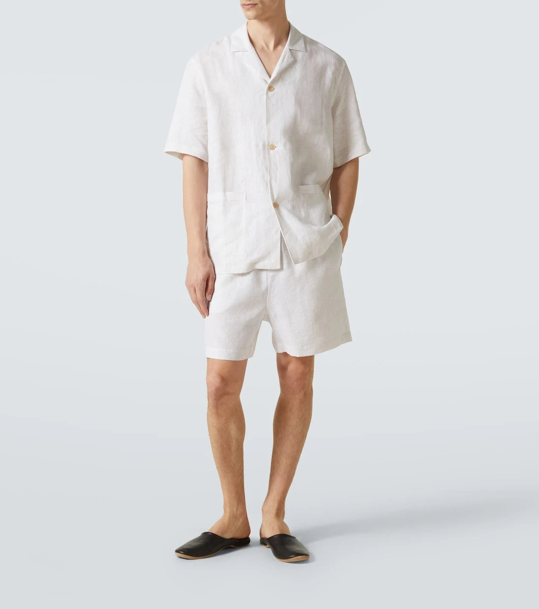 Zegna - Striped linen pajamas