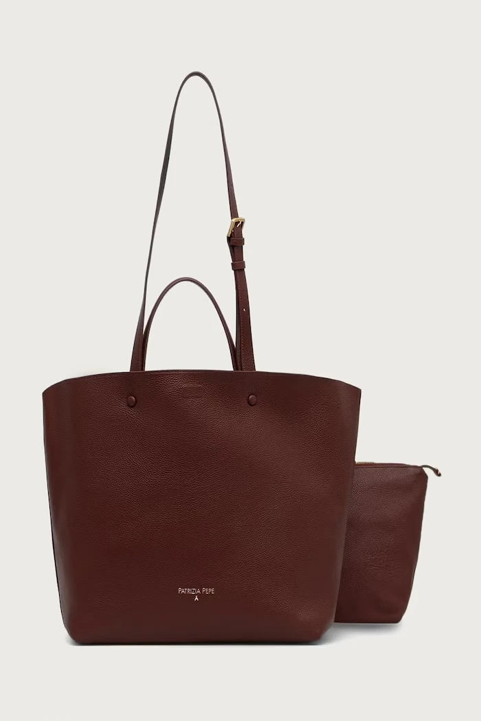 Patrizia Pepe kadın deri shopper çanta