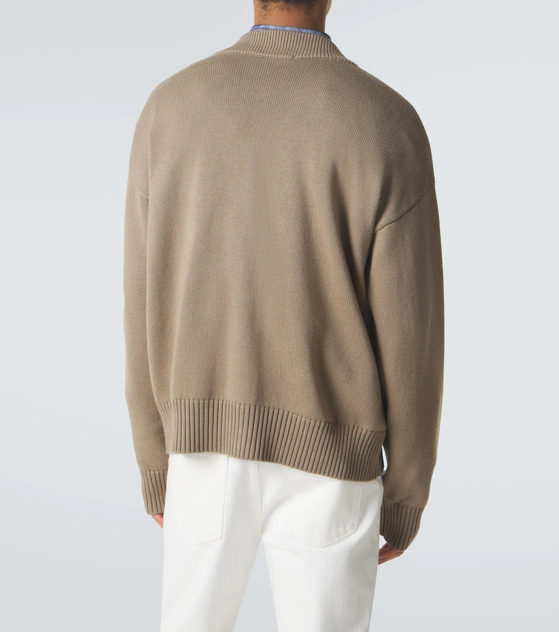 Ami Paris - Ami de Cœur wool and cotton cardigan