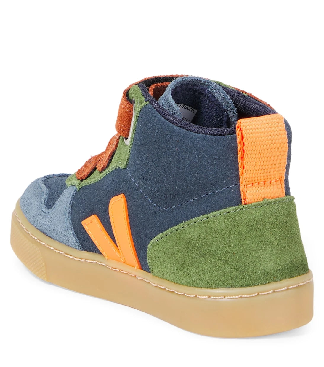 Veja Kids - V-10 suede high-top sneakers
