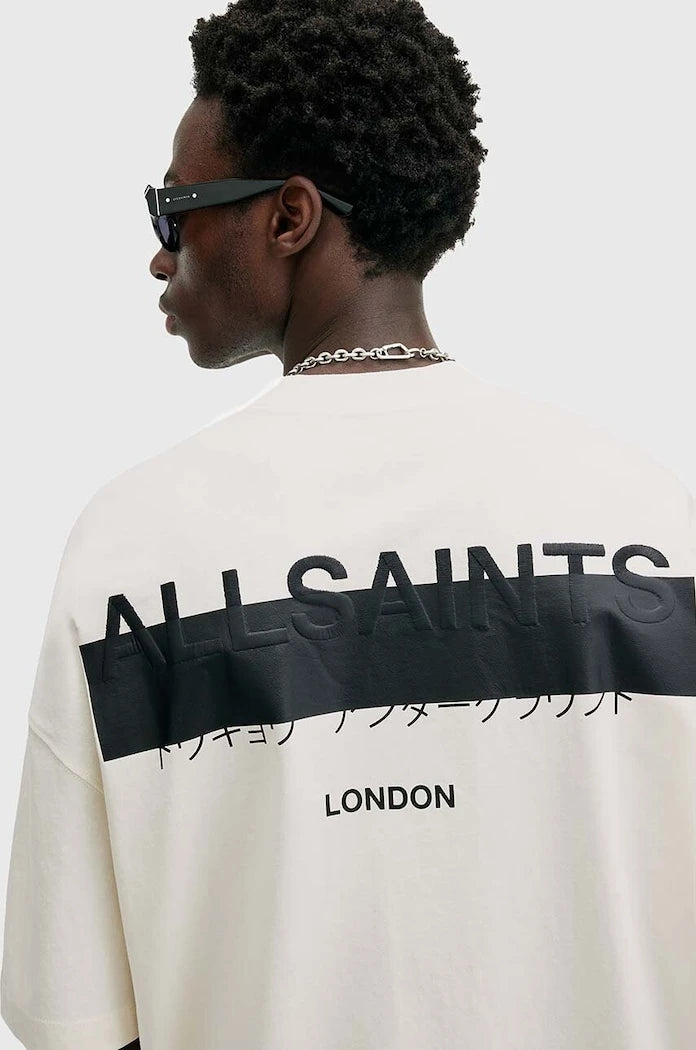 AllSaints REDACT SS CREW Pamuklu Tişört