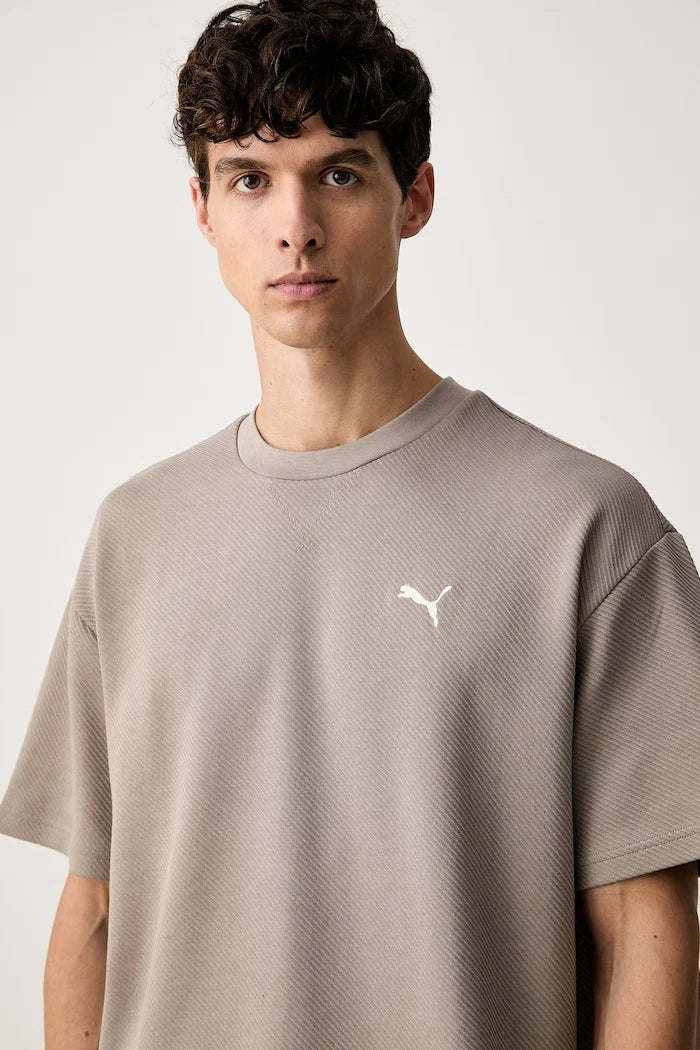 Puma pamuklu erkek Essentials Elevated tişört