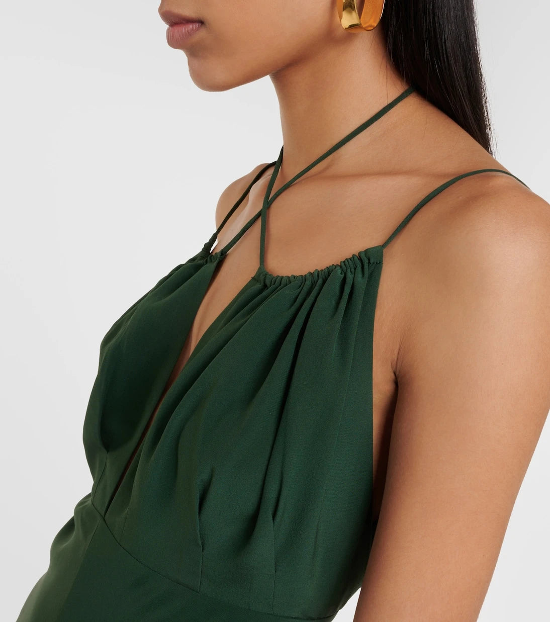 Toteme - Silk crêpe de chine midi dress