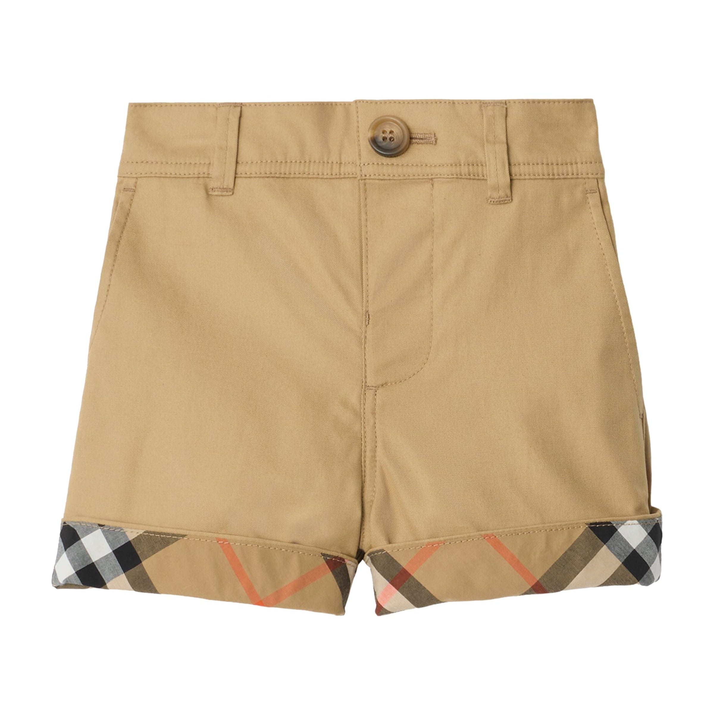 Burberry Kids Check Turn-Up Shorts (6-36 Months)