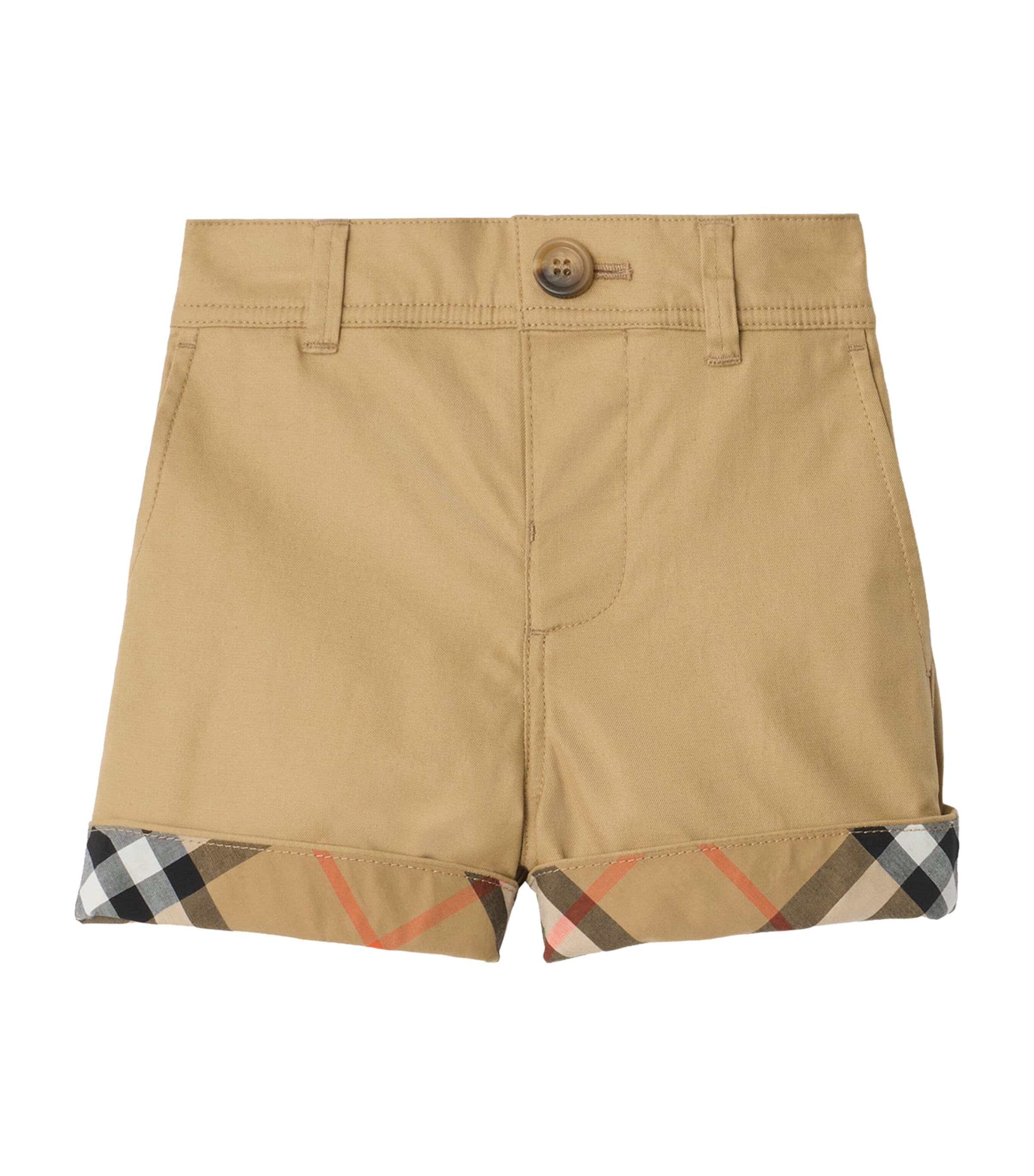 Burberry Kids Check Turn-Up Shorts (6-36 Months)