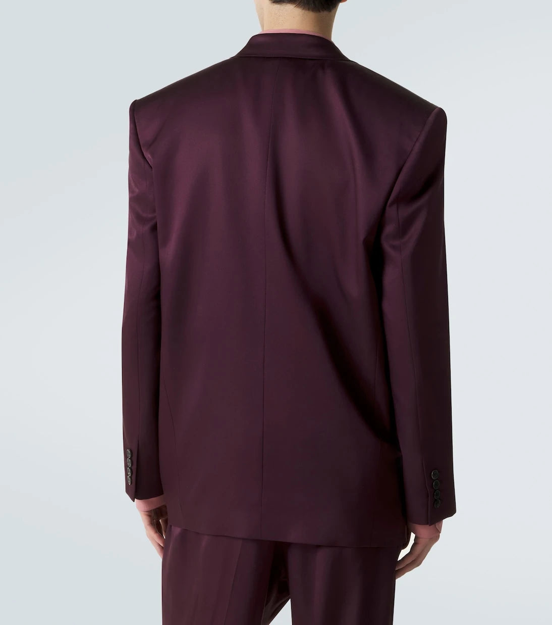 Saint Laurent - İpek saten takım ceket