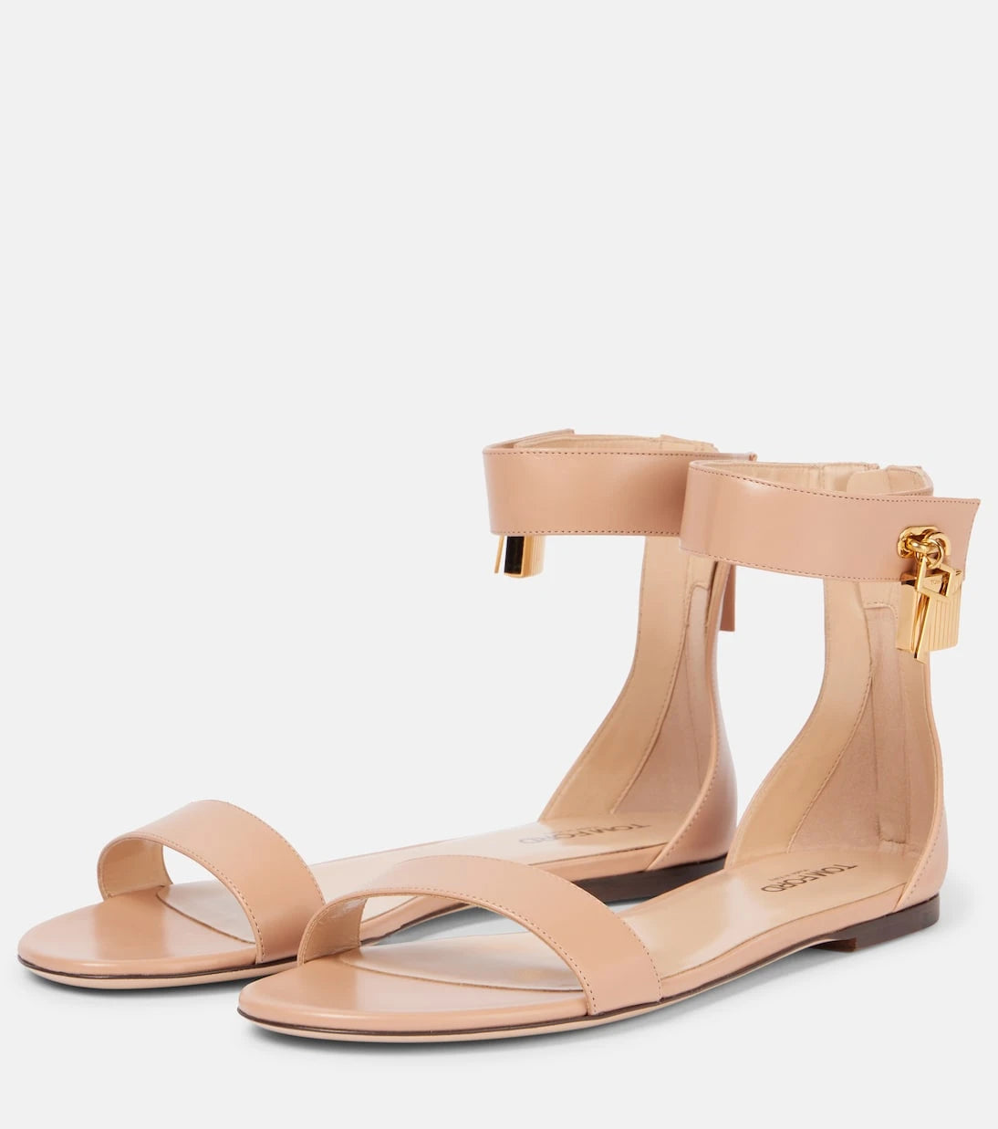 Tom Ford - Padlock leather sandals
