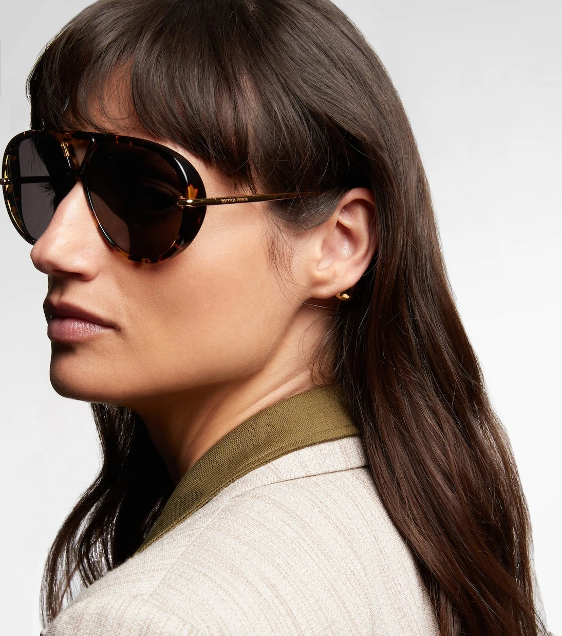 Bottega Veneta - نظارات أفياتور دروب الشمسية
