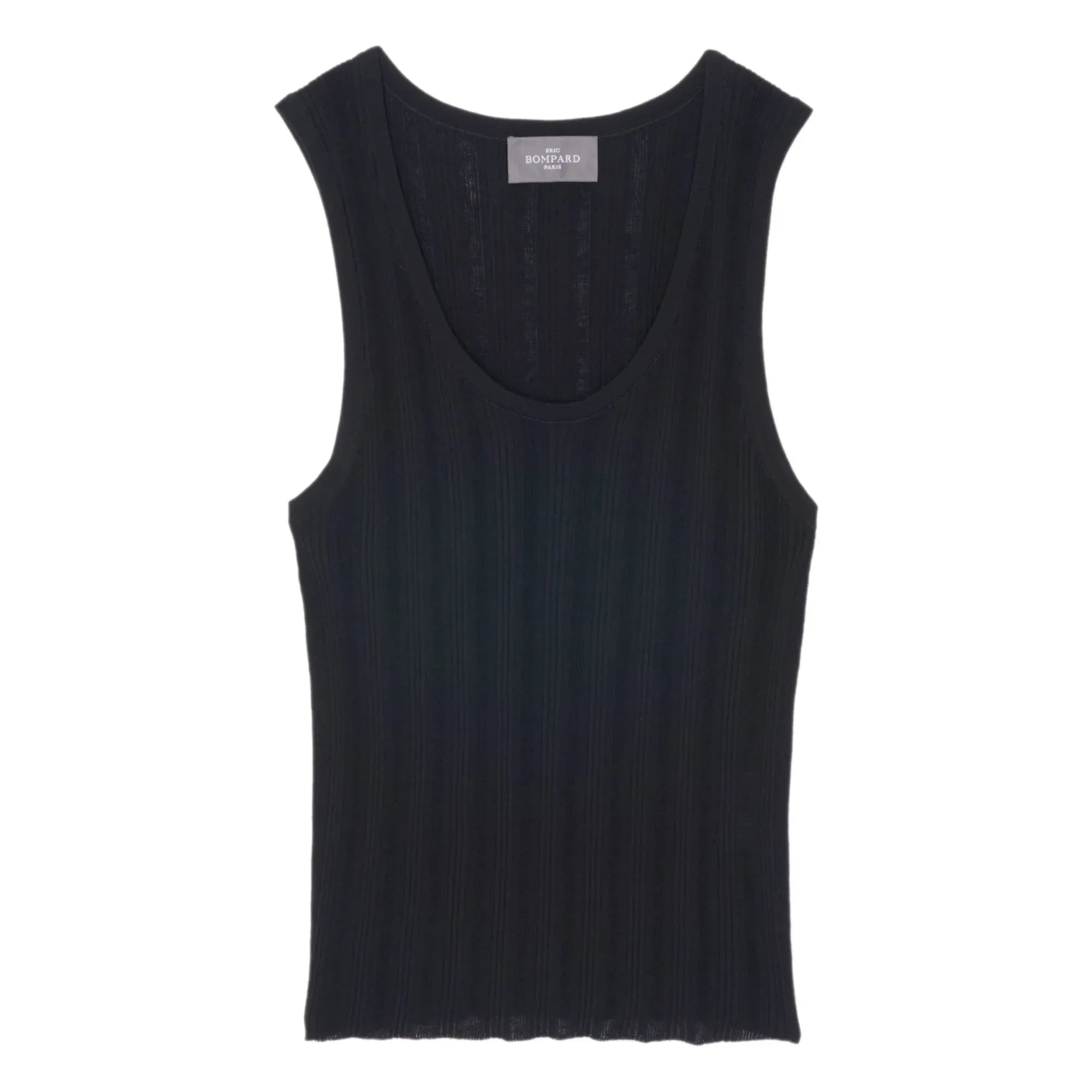 Bompard - Ribbed Tank Top | Black