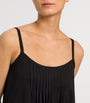Black Cotton Juliet Slip Dress