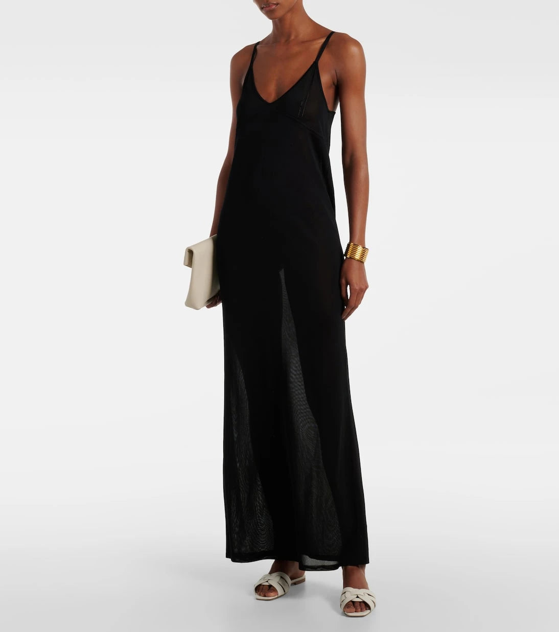 Saint Laurent - Tribute leather sandals